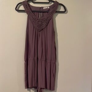 Mine Mauve Sleeveless Romper